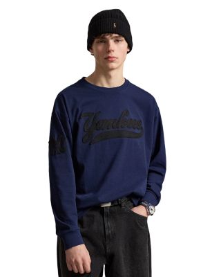 Polo Ralph Lauren Yankees Cotton Felt Patch Graphic Shirt