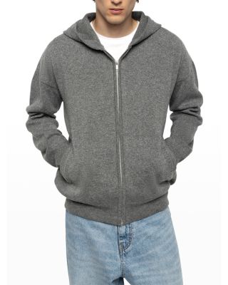 Camille Cashmere Zip Front Hoodie