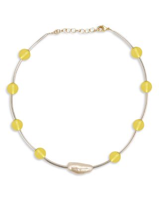 Orbit Keshi Pearl Necklace, 13.6-15"