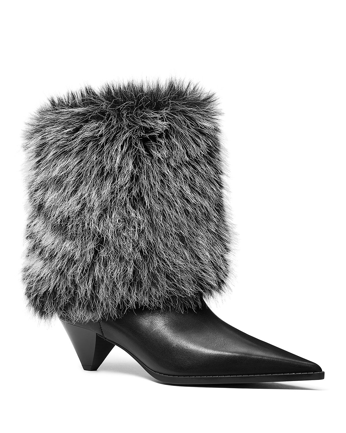 Michael Kors Women's Jayla Faux Fur & Leather Ankle Boots