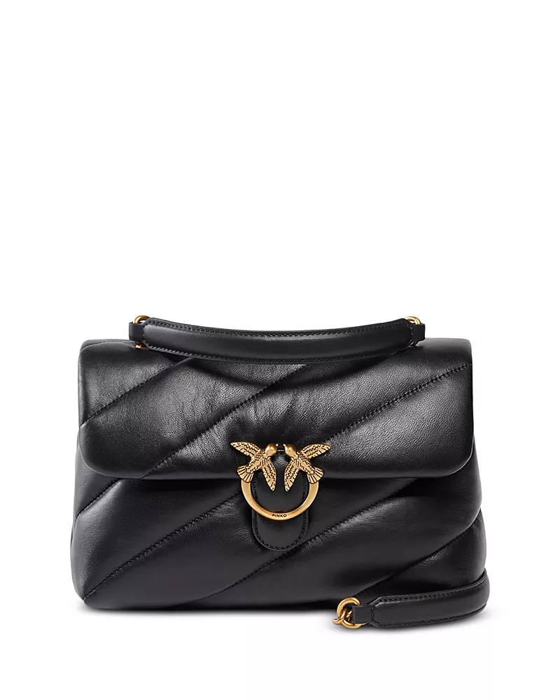 Pinko Love Puff Classic Small Leather Crossbody