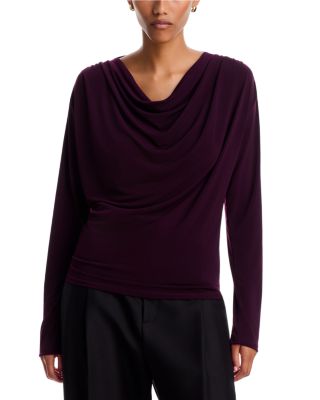 Long Sleeve Cowl Neck Top