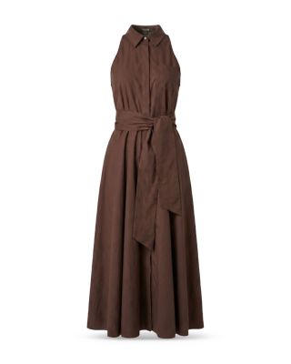 Chelsea Cotton Stretch Midi Shirt Dress
