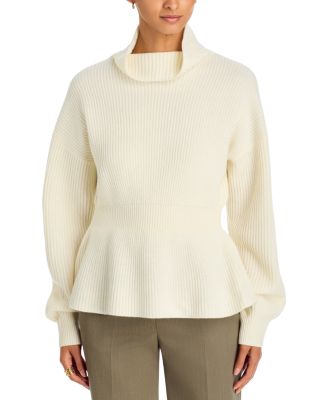 Wool & Cashmere Cinch Waist Sweater