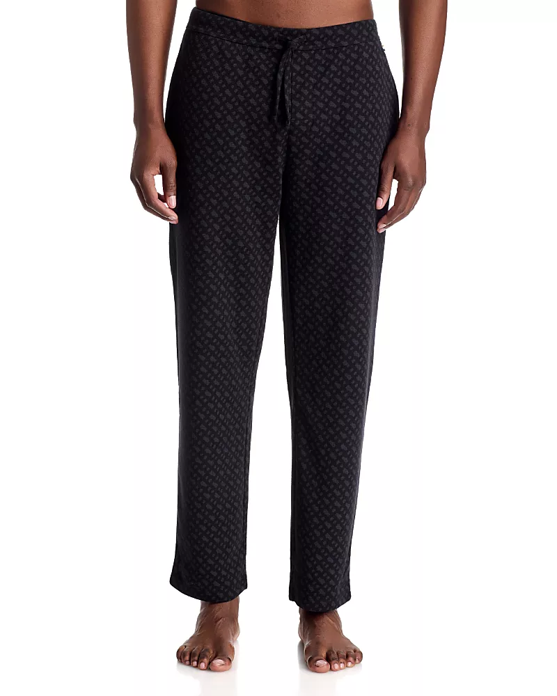 Boss Cotton Blend Waffle Drawstring Sweatpants
