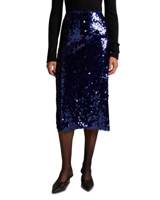 Sequined Pencil Skirt