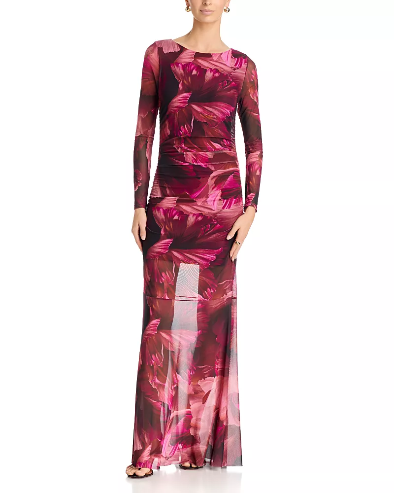 Johnny Was Diovanna Ruched Maxi Dress