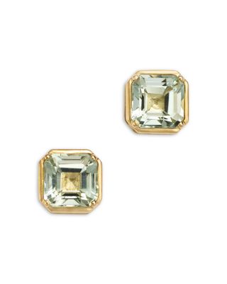 Bloomingdale's Fine Collection Prasiolite Earrings in 14K Yellow Gold