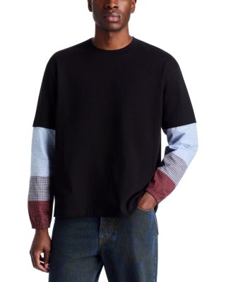 Tartan Oversized Long Sleeve Tee