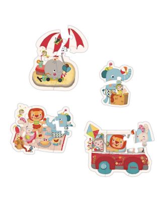  Pippa Bunny Road Trip Figure Puzzle - Ages 24+ months