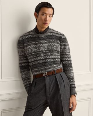 Fair Isle Cashmere Blend Sweater