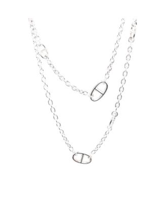 120 Farandole Long Necklace Sterling Silver, 45"
