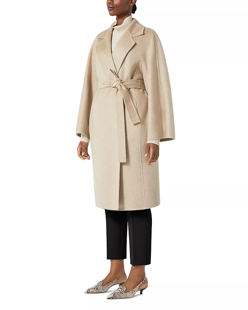 Marina Rinaldi Double Sided Cashmere Cocoon Coat
