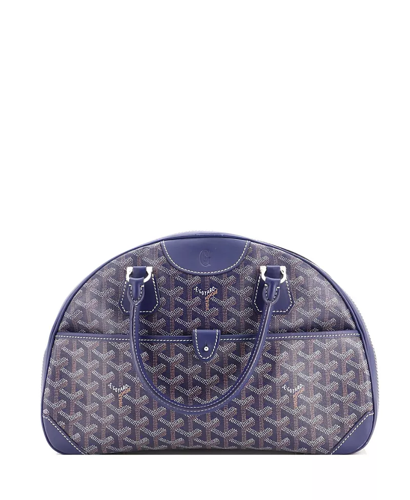 Pre-Owned Goyard Mm Saint Jeanne Bag Coated Canvas