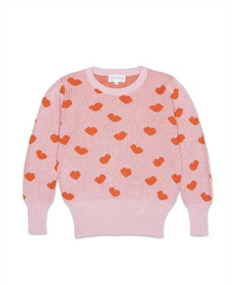 Girls' Hearts Sweater - Little Kid, Big Kid