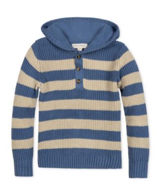 Boys' Organic Henley Sweater Hoodie - Little Kid