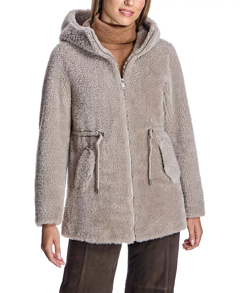 Maximilian Hooded Lambswool Jacket
