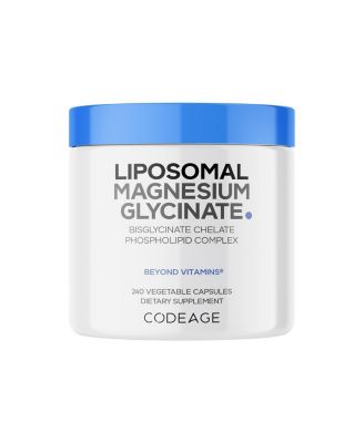  Liposomal Magnesium Bisglycinate Chelate Mineral Supplement, BioPerine Black Pepper