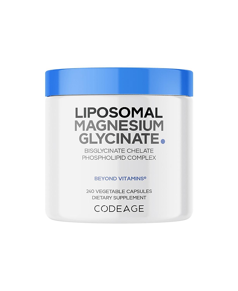 Codeage Liposomal Magnesium Bisglycinate Chelate Mineral Supplement, BioPerine Black Pepper