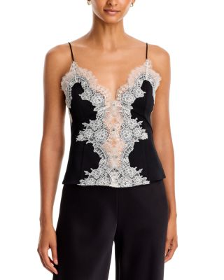 Julietta Button Cutaway Lace Slip Cami