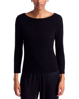 The Baby Rib Boat Neck Top