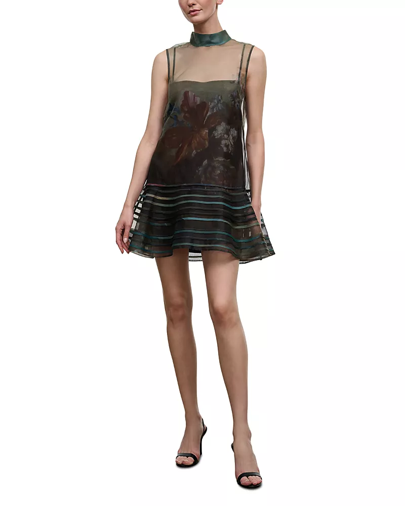 Staud Sterling Sleeveless Mini Dress