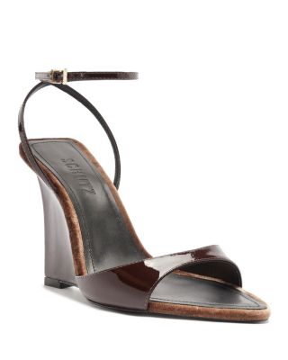 Women's Elodie Patent Leather Wedge Sandals