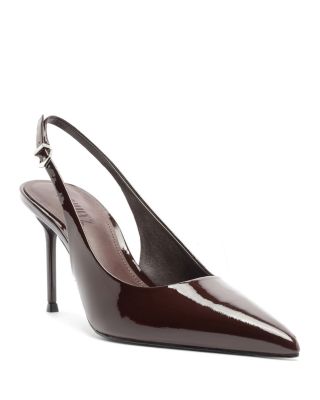 Women's Paola Patent Leather Slingback Pumps