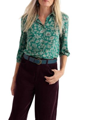 Seasalt Cornwall Embrace Collared 3/4 Sleeve Shirt