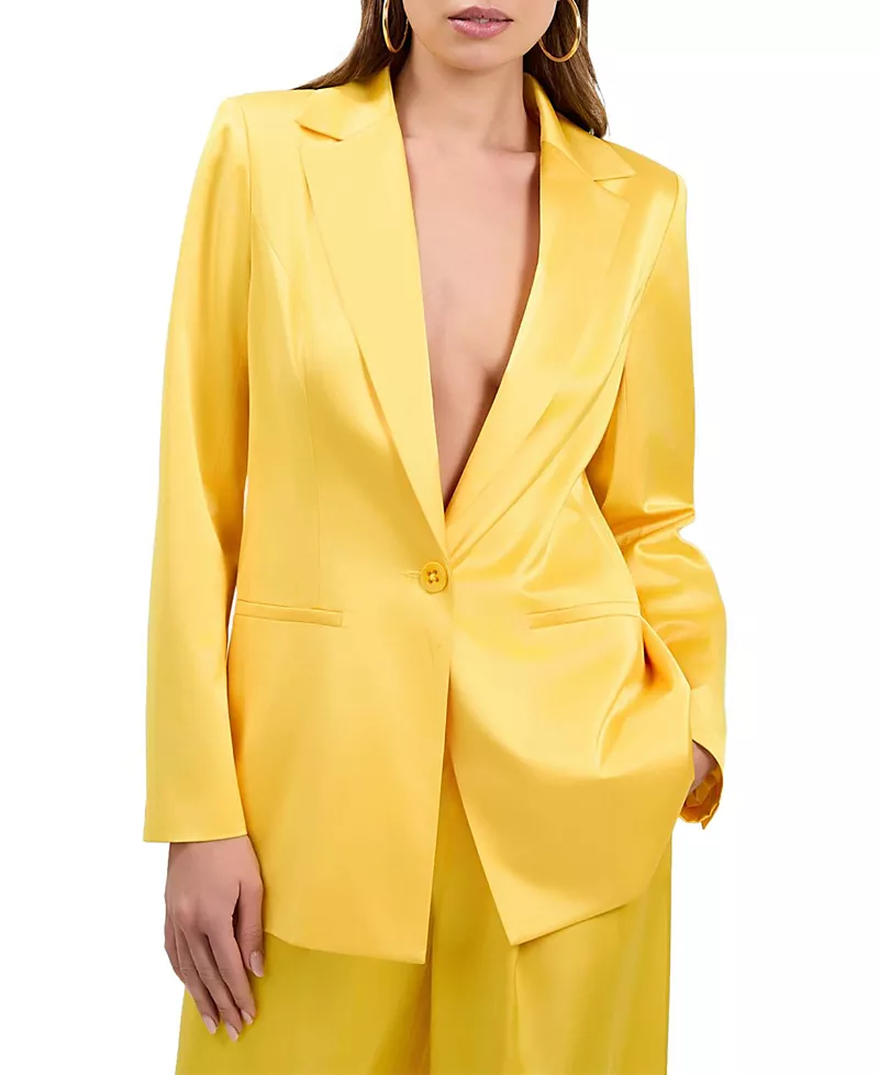 Trina Turk Giardino Satin Blazer