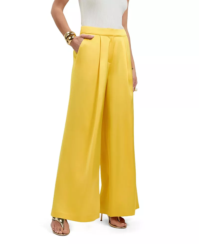 Trina Turk Pontaccio Satin Pants