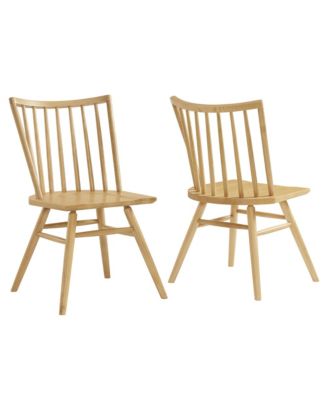  Alvar Spindle Back Dining Side Chairs, Set of 2