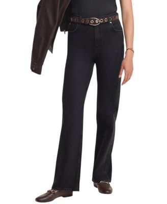 Women's Straight Jeans in Black