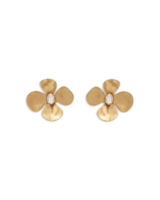 Lucky Flower Clip On Earrings, 1.5"L
