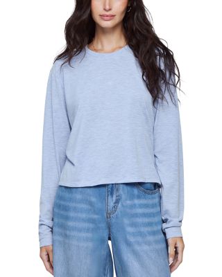 Louisa Metallic Long Sleeve Tee