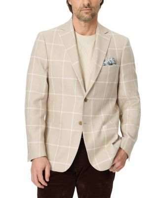 Padley Windowpane Woven Classic Fit Sportcoat