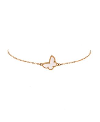 Sweet Alhambra Butterfly Bracelet 18K Gold and Mother of Pearl