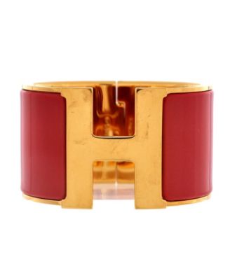 Extra Wide Clic H Bracelet Enamel