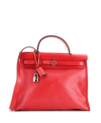 31 Herbag Zip Berline Vache Canvas and Leather