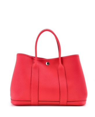 30 Garden Party Tote Leather