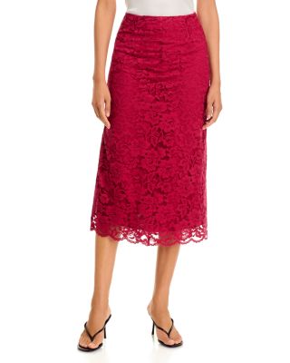 Monreaux Floral Lace Midi Skirt