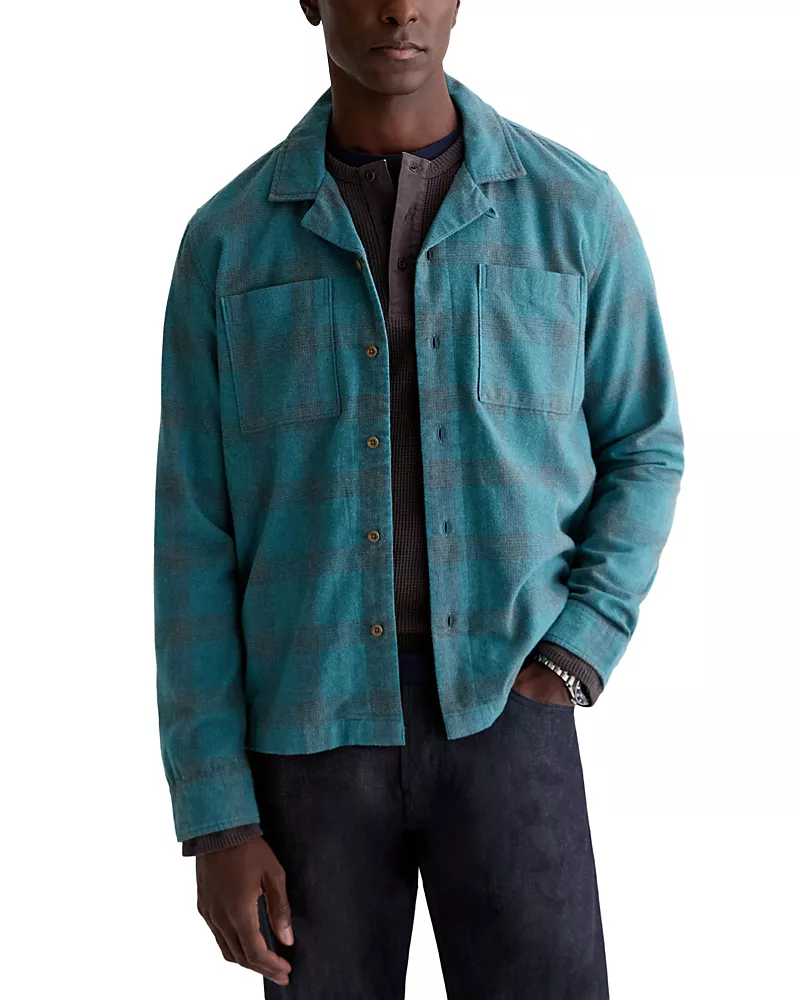 Ag Mason Plaid Cotton Work Shirt