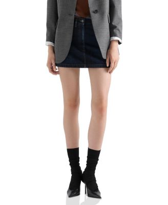  Denim Miniskirt