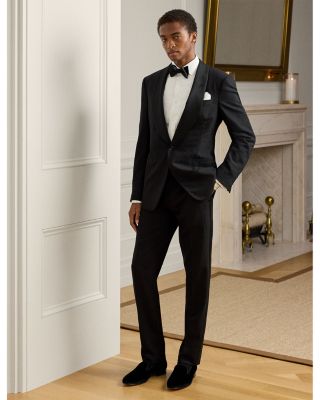 Hand Tailored Wool Shawl Regular Fit Tuxedo