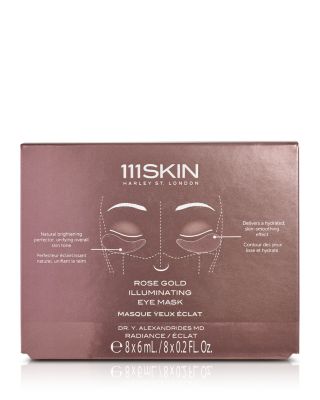 Rose Gold Illuminating Eye Mask, 8-Piece