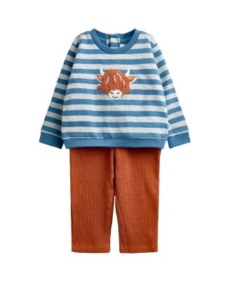 Boys' Highland Cow Sweatshirt & Trouser Set - Baby