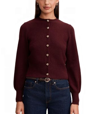 Women's Magda Balloon Sleeves Cardigan