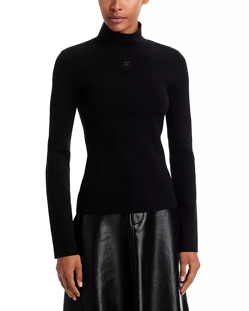 Courreges Milano Mock Neck Sweater