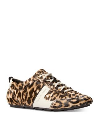 Women's Keely Leopard Calf Hair & Leather Sneakers