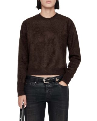 Ada Brushed Cashmere Crewneck Sweater